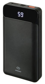Зарядное устройство, аккумулятор Digma Мобильный аккумулятор DG-20000-PL 20000mAh QC3.0/PD3.0 18W 3A 2xUSB-A/USB-C черный