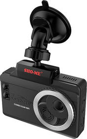 Автомобильный видеорегистратор SHO-ME Видеорегистратор с радар-детектором Combo Slim WiFi GPS ГЛОНАСС