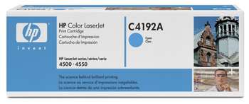 Картридж HP Color LaserJet C4192A Cyan/Голубой