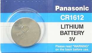 Аккумулятор Panasonic CR1612 Lithium Battery 3V (1шт.)