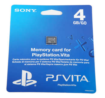 Аксессуар для игровой приставки Sony PS Vita: Карта памяти 4 Гб (PS Vita Memory Card 4 GB - PCH-Z041: SCEE)