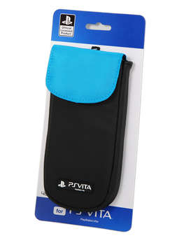 Аксессуар для игровой приставки Sony PS Vita: Мягкий Чехол голубой (PS VITA Clean N Protect Pouch): A4T
