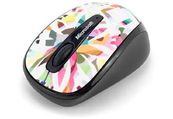 Мышь Microsoft Wireless Mobile Mouse 3500 Artist Edition Kirra Jamison White-Black USB