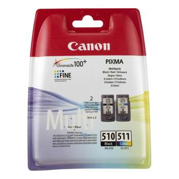 Струйный картридж Canon PG-510/CL-511 2970B010 черный/цветной Pixma MP260 2970B010