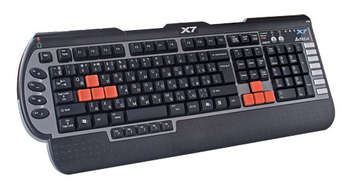 Клавиатура X7-G800MU Black-Silver PS/2