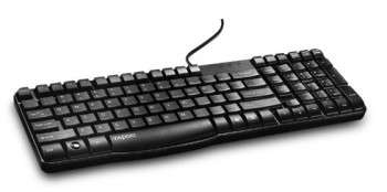 Клавиатура Rapoo N2400 USB черный
