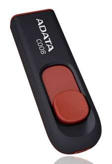 Flash-носитель A-DATA 8Gb C008 AC008-8G-RKD USB2.0 красный