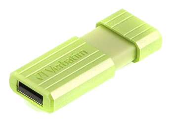 Flash-носитель Verbatim 16Gb PinStripe 49070 USB2.0 зеленый