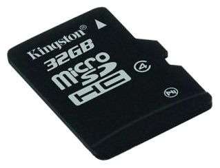 Карта памяти Kingston Флэш карта microSDHC 32 Gb class4 no adapter (SDC4/32GBSP)