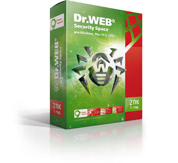Антивирус Dr.web Security Space 2 ПК/1 год (BHW-B-12M-2-A3)