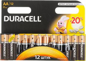 Аккумуляторная батарея DURACELL LR6-12BL Basic AA 12шт