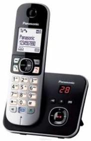 Телефон Panasonic Р/ Dect KX-TG6821RUB черный автооветчик АОН
