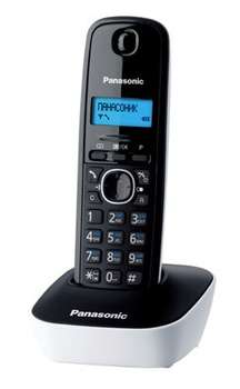 Телефон Panasonic Р/ Dect KX-TG1611RUW белый/черный АОН