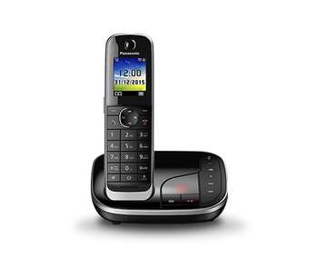 Телефон Panasonic KX-TGJ320RUB черный автооветчик АОН
