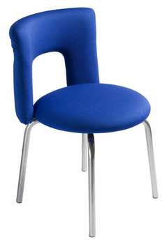 Кресло, стул БЮРОКРАТ KF-1/INDIGO26-21 вращающийся синий 26-21
