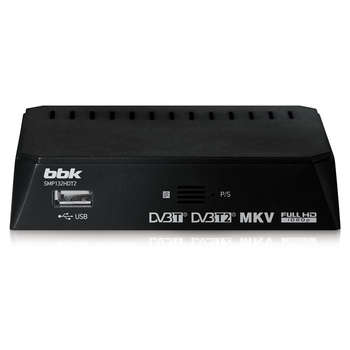Спутниковый ресивер BBK DVB-T2  SMP132HDT2 черный