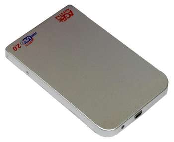 Бокс для HDD AgeStar SUB201 SATA алюминий серебристый 2.5"