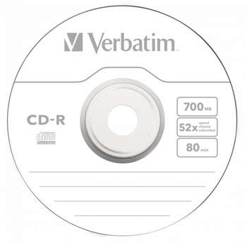 Оптический диск CD-R Verbatim 700Mb 52x extra protect (10шт) 43725