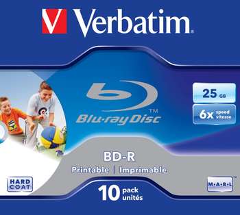 Оптический диск Verbatim BD-R 25Gb 6x Jewel case
