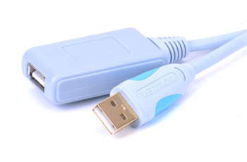 Кабель Активный -удлинитель Vention USB 2.0 AM/AF с усилителем - 15м