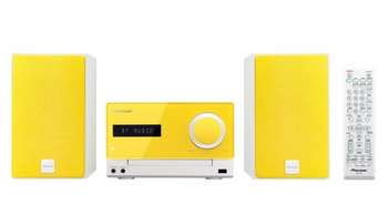 Музыкальный центр Pioneer Микросистема  X-CM35-Y желтый 30Вт/CD/CDRW/FM/USB/BT