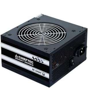 Блок питания Chieftec 500W Smart ATX-12V V.2.3 12cm fan, Active PFC, Efficiency 80% with power cord GPS-500A8