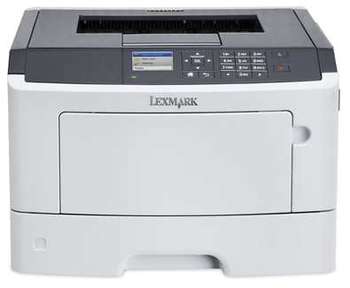 Лазерный принтер Lexmark Принтер лазерный MS415dn белый, лазерный, A4, монохромный, ч.б. 38 стр/мин, печать 1200x1200, лоток 250+50 листов, USB, двусторонний автоподатчик, сеть 35S0280