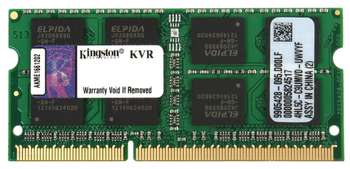 Оперативная память Kingston SODIMM 8GB 1600MHz DDR3 Non-ECC CL11 KVR16S11/8