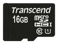 Карта памяти Transcend Флеш-накопитель 16GB microSDHC Class10 UHS-I PREMIUM TS16GUSDCU1
