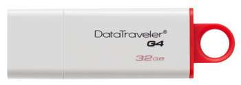 Flash-носитель Kingston 32Gb DataTraveler G4 DTIG4/32GB USB3.0 белый