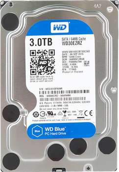 Жесткий диск HDD WD Original SATA-III 3Tb 30EZRZ Blue 64Mb 3.5"