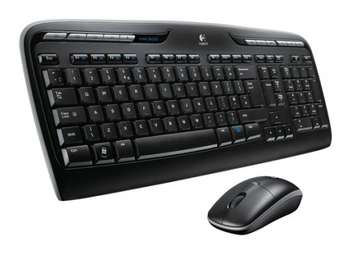 Комплект (клавиатура+мышь) Logitech Клавиатура + мышь MK330 клав:черный мышь:черный USB беспроводная Multimedia