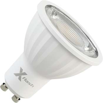 Лампа X-FLASH светодиодная  XF-MR16D-P-GU10-8W-4000K-220V 8Вт цоколь:GU10