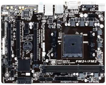 Материнская плата Gigabyte GA-F2A88XM-HD3P Soc-FM2+ AMD A88X 2xDDR3 mATX AC`97 8ch GbLAN RAID RAID1 RAID5 RAID10+VGA+DVI+HDMI