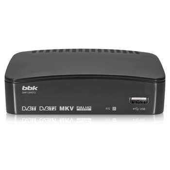 Спутниковый ресивер BBK DVB-T2  SMP129HDT2 темно-серый