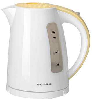 Чайник/Термопот SUPRA KES-1726 1.7л. 2200Вт белый/желтый