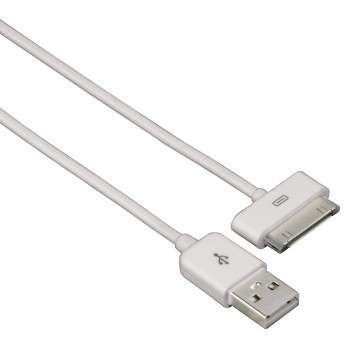 Аксессуар для ноутбука Hama Кабель  Lightning-USB 1м H-106324 для Apple iPad 1/2/3