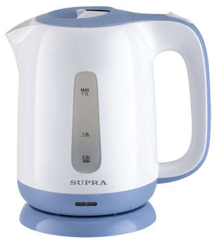 Чайник/Термопот SUPRA KES-1724 1.7л. 2200Вт белый/синий