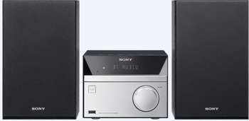Музыкальный центр Sony CMT-SBT20 серебристый/черный 12Вт/CD/CDRW/FM/USB/BT