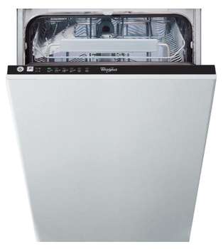 Посудомоечная машина WHIRLPOOL / Узкая,  82x45x55, 10 комплектов посуды, 6 программ, расход 10 л, LED-индикация