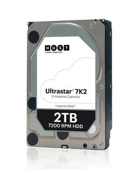 Жесткий диск HDD HGST SATA-III 2Tb 1W10002 HUS722T2TALA604 Ultrastar 7K2 128Mb 3.5"