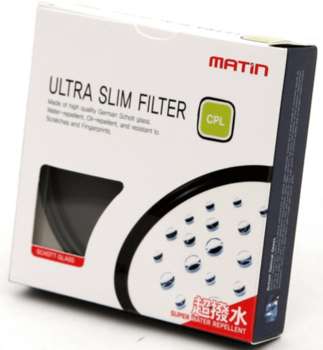 Аксессуары для фото и видео Matin Фильтр оптический поляризационный, с круговой поляризацией, 52мм, стекло Schott Advanced Optics, ULTRA SLIM CPL PRO-7 FILTER   52mm M-0040