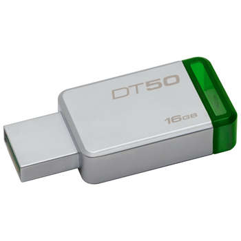 Flash-носитель Kingston 16Gb DataTraveler 50 DT50/16GB USB3.0 зеленый