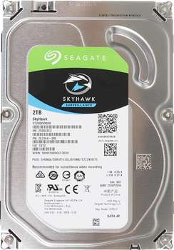 Жесткий диск HDD Seagate SATA-III 2Tb ST2000VX008 Video Skyhawk 64Mb 3.5"