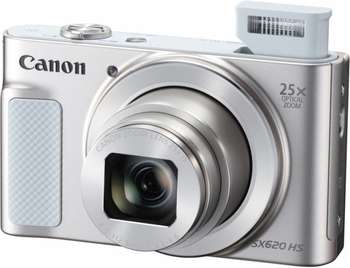 Фотокамера Canon PowerShot SX620 HS белый 20.2Mpix Zoom25x 3" 1080p SDXC/SD/SDHC CMOS 1x2.3 IS opt 5minF 2.5fr/s 30fr/s HDMI/WiFi/NB-13L
