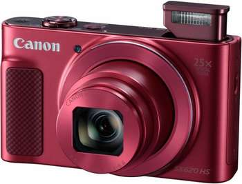 Фотокамера Canon PowerShot SX620 HS красный 20.2Mpix Zoom25x 3" 1080p SDXC/SD/SDHC CMOS 1x2.3 IS opt 5minF 2.5fr/s 30fr/s HDMI/WiFi/NB-13L