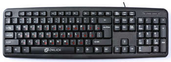 Клавиатура Oklick Оклик 90M черный USB