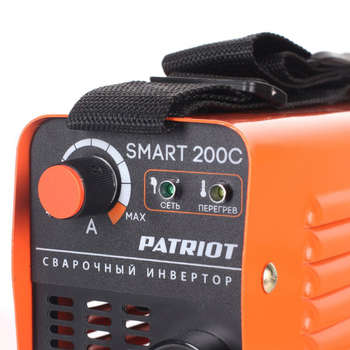 Сварочный аппарат Patriot SMART 200С инвертор ММА DC 3.9кВт