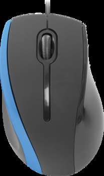 Мышь DEFENDER MM-340 черный+синий