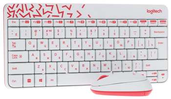 Комплект (клавиатура+мышь) MK240 Nano White Retail Combo